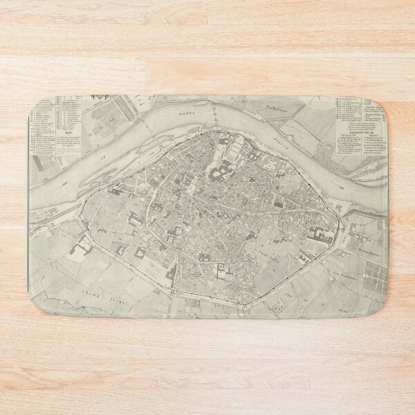 Item preview, Vintage Map of Avignon France (1852) designed and sold by BravuraMedia.