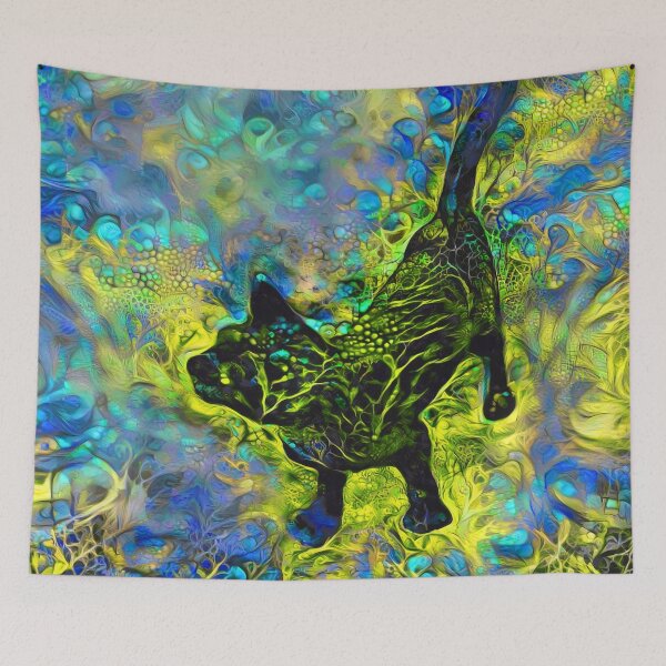 Item preview, Abstractions of abstract abstraction of cat designed and sold by blackhalt.
