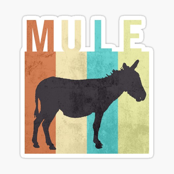 "Mule Vintage Classic" Sticker for Sale by frigamribe88 Redbubble