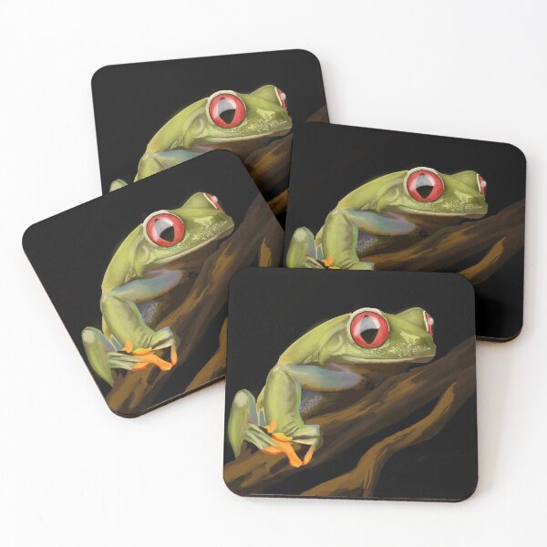 Item preview, Red eyed tree frog designed and sold by WildlyArtistic.