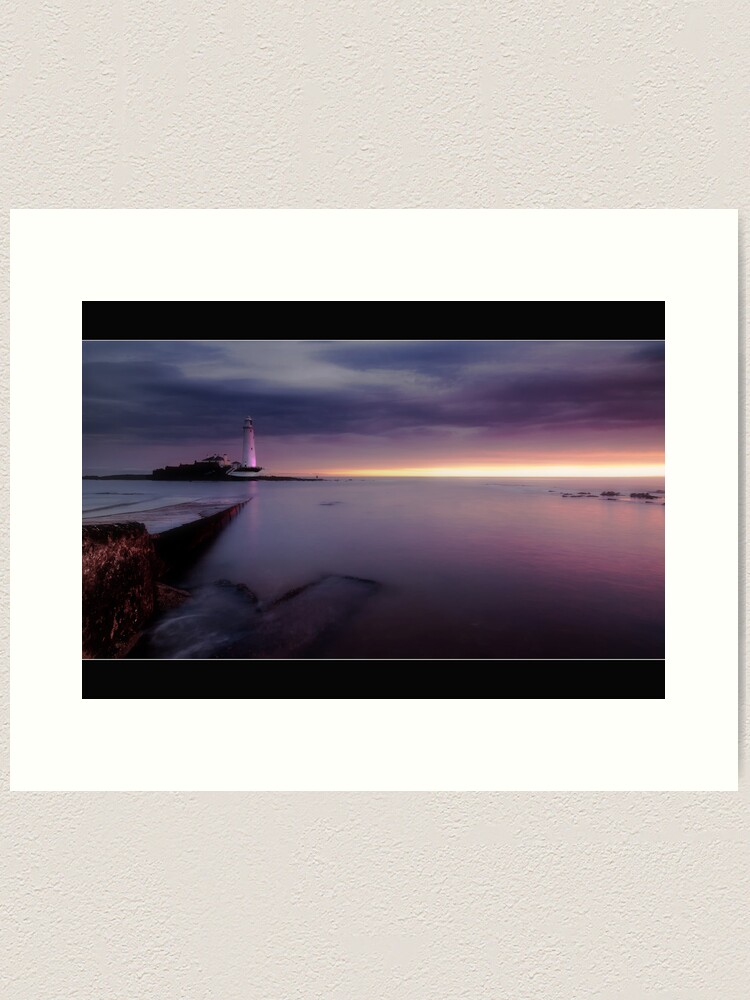 Alternate view of St Mary's Lighthouse Art Print