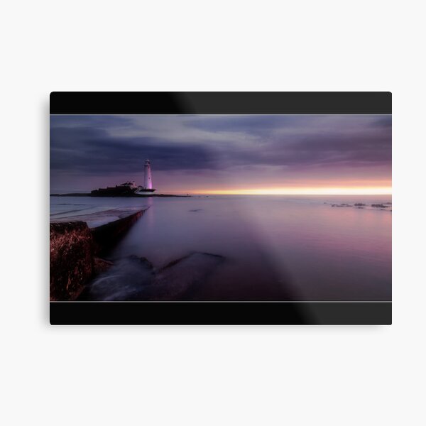 St Mary's Lighthouse Metal Print