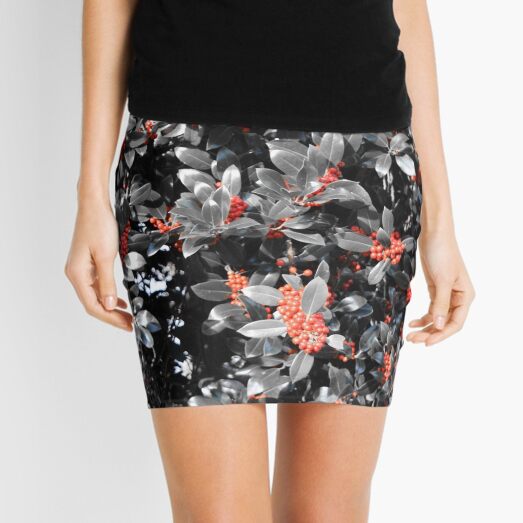 Selective Colour "Holly" Bush Mini Skirt