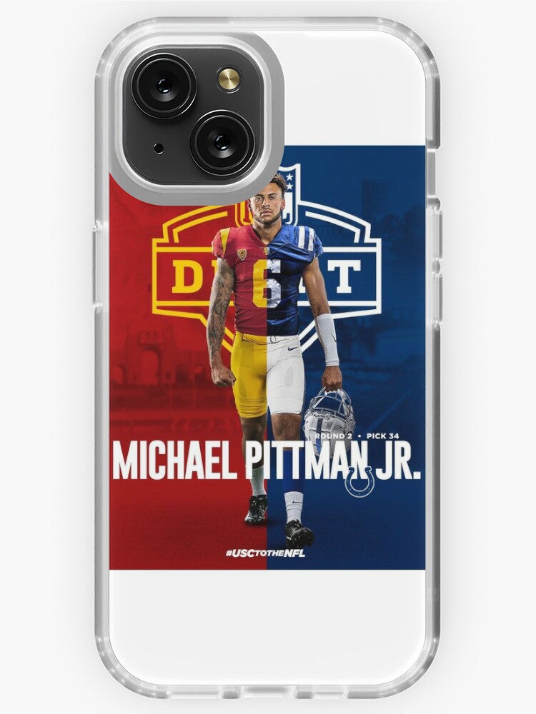 Michael Pittman Jr Football Edit Tapestries Colts - Michael