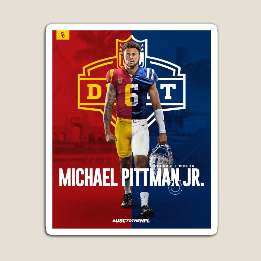 Michael Pittman JR. Colts  Sticker for Sale by rbenjamin00