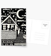 Cat and Owl Postcards