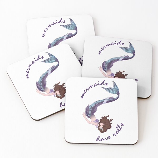 Item preview, "Mermaids Have Rolls" (Designed by Little Wing Studios) designed and sold by MermaidEcho.