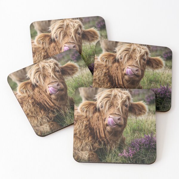Item preview, Highland Calf in the Heather designed and sold by Roz Goodman.