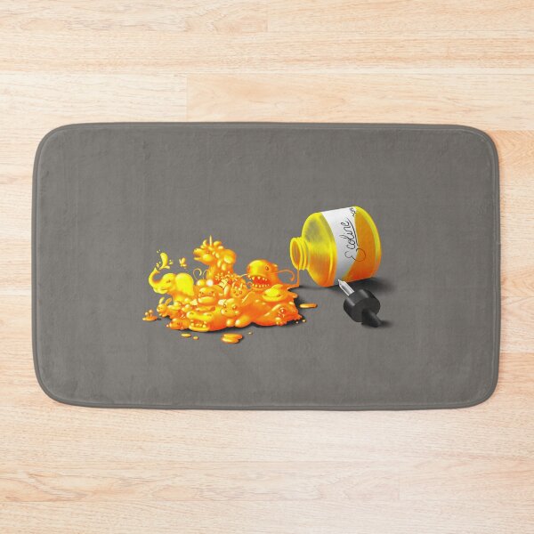 Item preview, Ecoline spill yellow designed and sold by DigitalCloud.