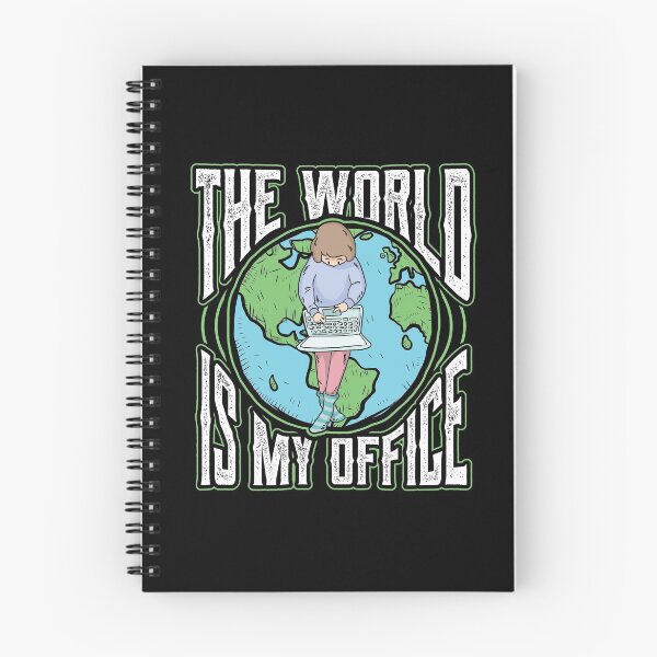 Item preview, The World Is My Office Digital Nomad Lifestyle Freelancer  designed and sold by Melissa Gaz.