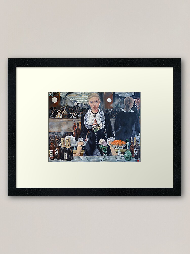 Alternate view of Folies Bergere Revisited Framed Art Print