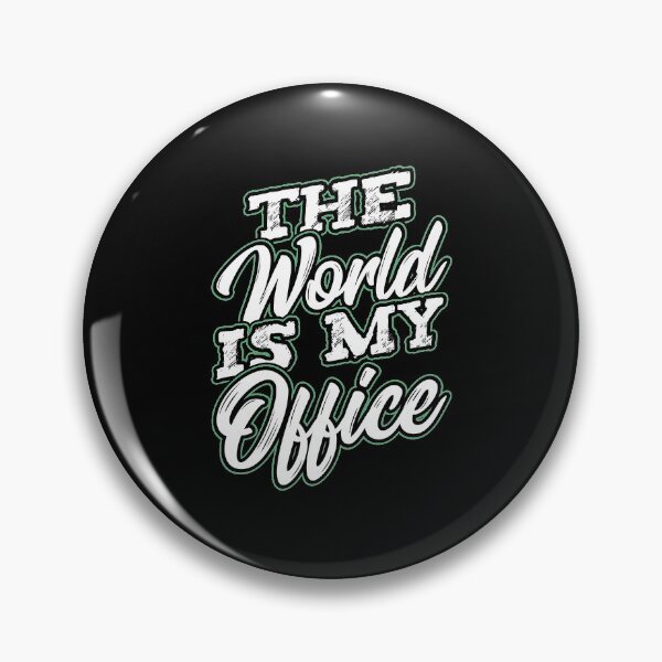 Item preview, The World Is My Office Digital Online Business Entrepreneur  designed and sold by Melissa Gaz.