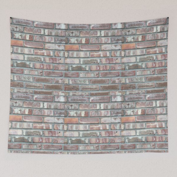 Item preview, Red aged brick wall  designed and sold by timg58.