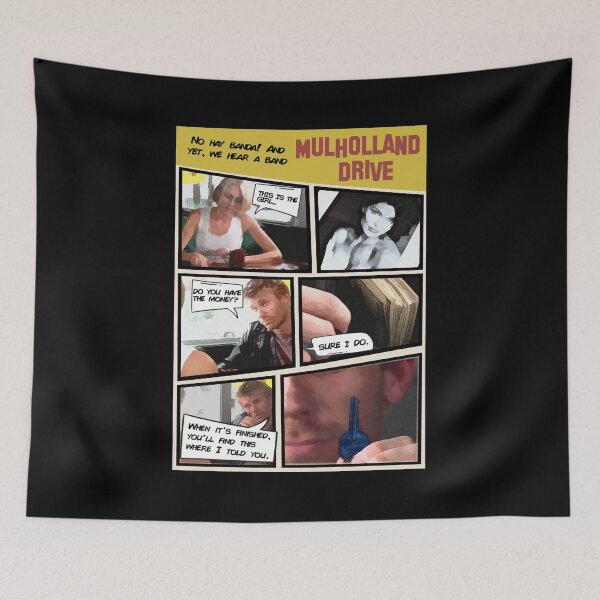 Item preview, Mulholland Drive Poster Retro Comic Style designed and sold by ikidyounot.