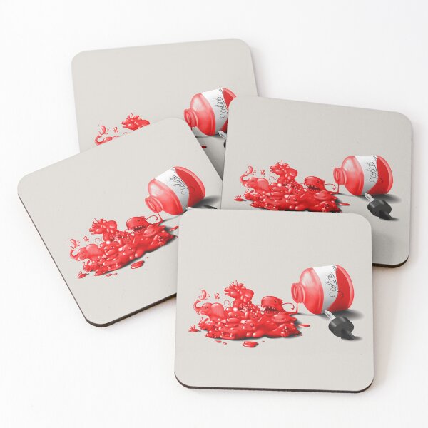 Item preview, Ecoline spill red designed and sold by DigitalCloud.