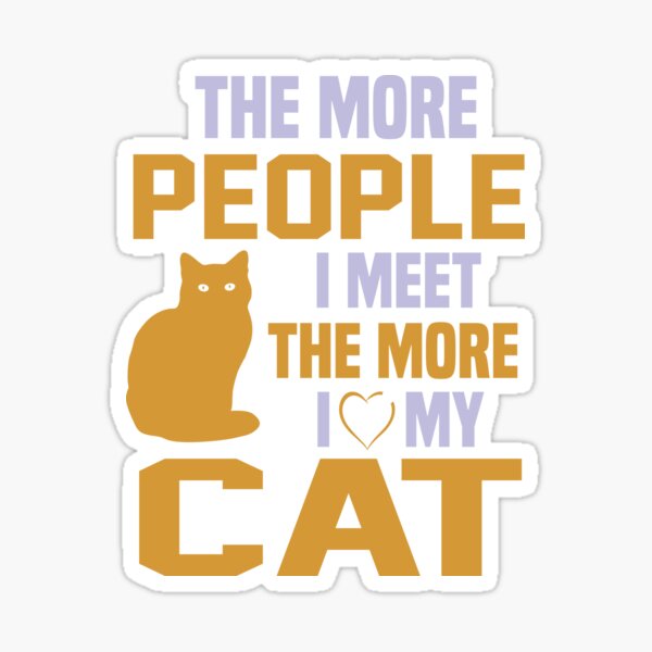 The Cats Meow Stickers Redbubble