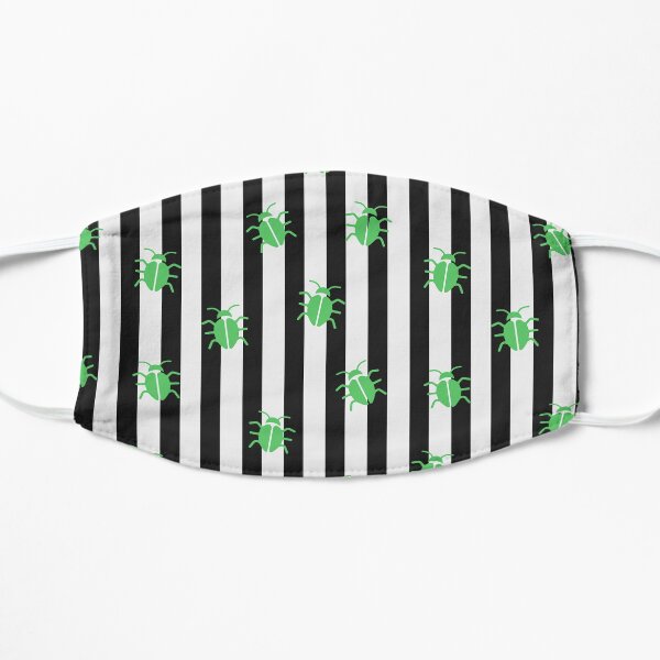 Beetlejuice Stripes and Bugs Flat Mask