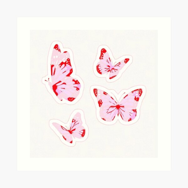 aesthetic butterfly art prints redbubble