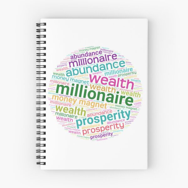 Item preview, Millionaire Single Word Cloud - Autumn Colors designed and sold by frankie5368.