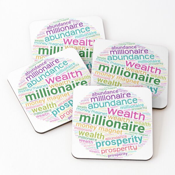 Item preview, Millionaire Single Word Cloud - Autumn Colors designed and sold by frankie5368.