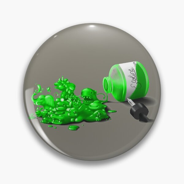 Item preview, Ecoline spill green designed and sold by DigitalCloud.