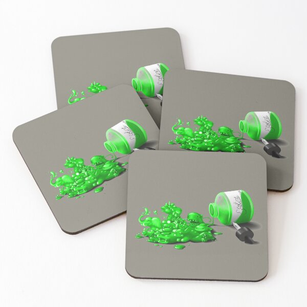 Item preview, Ecoline spill green designed and sold by DigitalCloud.