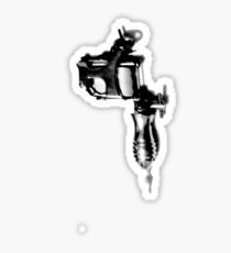Tattoo Machine Gun Pop Art Sticker