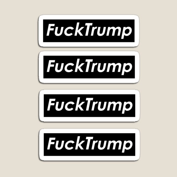 Vista previa del artículo con la obra «A la mierda Trump», diseñado y vendido por derP.