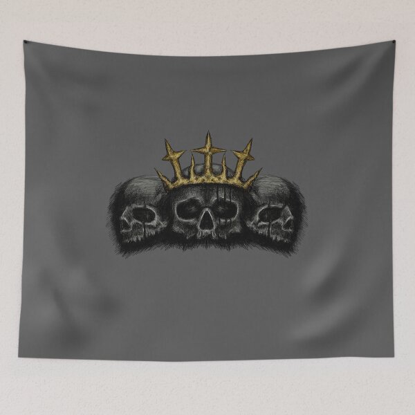 Item preview, Skull Trinity King (Original artwork) designed and sold by Daniel Kafadar (Art of D.).