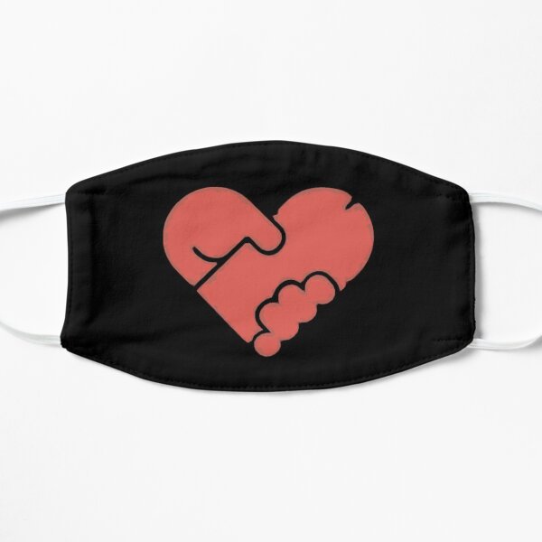 Heart Love Originall Funny Sexy Gift boyfriend, girlfriend, lover, NY Jacks Flat Mask