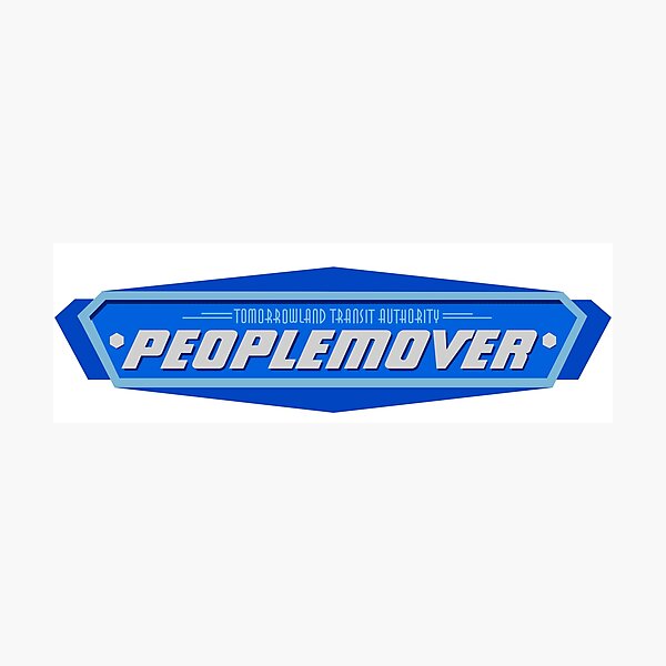 Epcot PeopleMover Sign Photographic Print