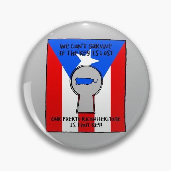 Item preview, The Key (Puerto Rican) designed and sold by 90sOE.