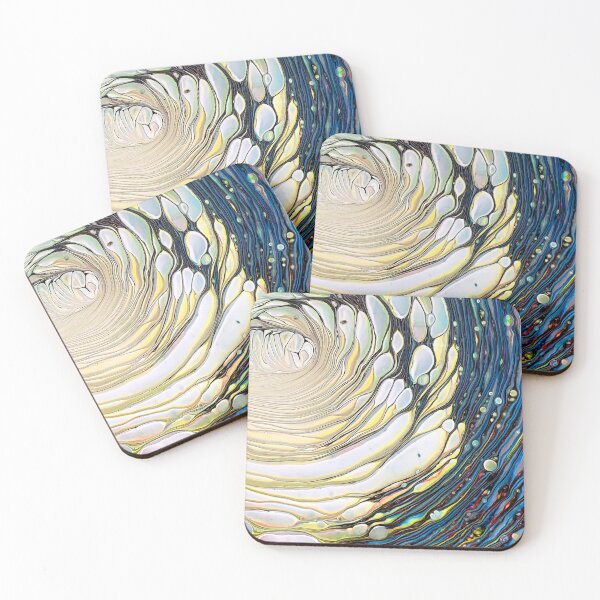 Item preview, Rainbow Cloud Acrylic Pour Painting designed and sold by Ashley Branstetter.