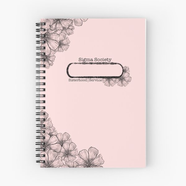 Item preview, Floral Sigma Society Service Journal designed and sold by Gabby Jean.