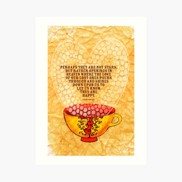 What my Coffee says to me - January 6th, 2013 Art Print