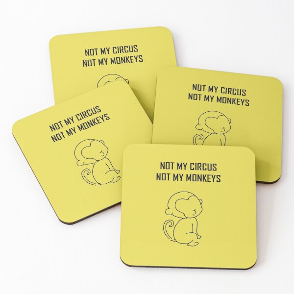 Item preview, Not My Circus Not My Monkeys,Funny gift designed and sold by Souna's  Store.