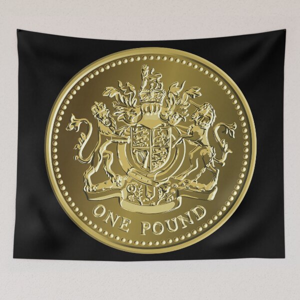 Item preview, British money gold coin one pound designed and sold by kavalenkavart.