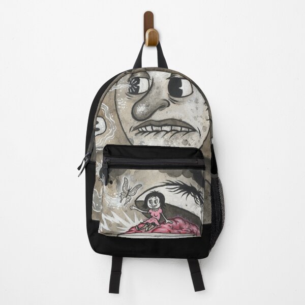 FOUR FINGERS OF DEATH Dark Pop Surrealism Cartoony Horror Backpack