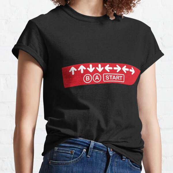 Konami Code Bar Classic T-Shirt