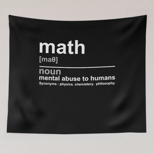 Item preview, Definition of math mental abuse to humans designed and sold by TheMattDesigns.