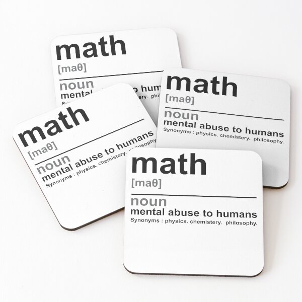 Item preview, Definition of math mental abuse to humans designed and sold by TheMattDesigns.