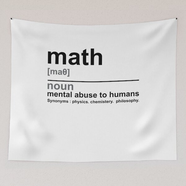 Item preview, Definition of math mental abuse to humans designed and sold by TheMattDesigns.