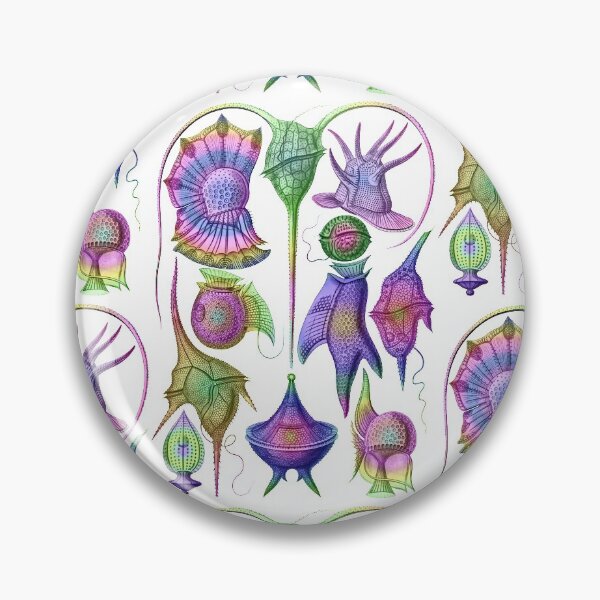 Item preview, Ernst Haeckel Peridinea Plankton Algae Rainbow Cool designed and sold by aimeewilson.