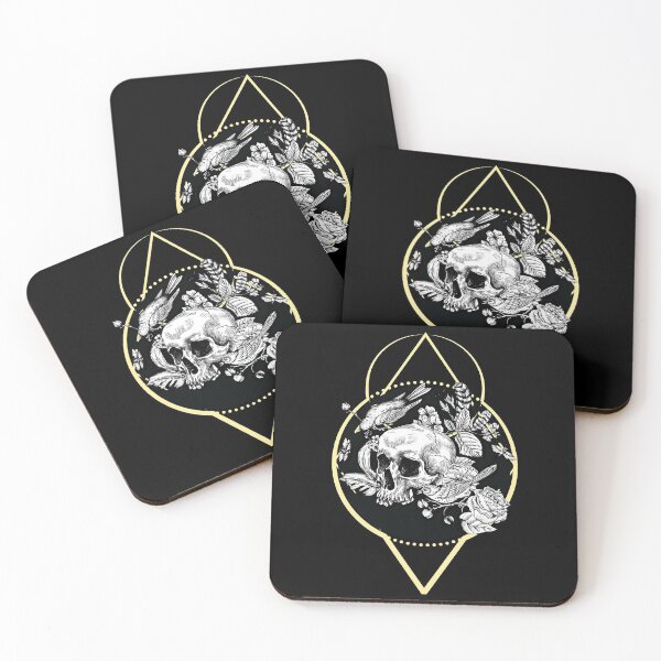 Item preview, Geometric Skull and Birds designed and sold by Ninjawhere.