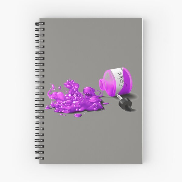Item preview, Ecoline spill purple designed and sold by DigitalCloud.