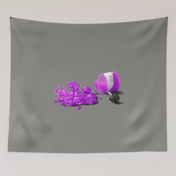 Item preview, Ecoline spill purple designed and sold by DigitalCloud.