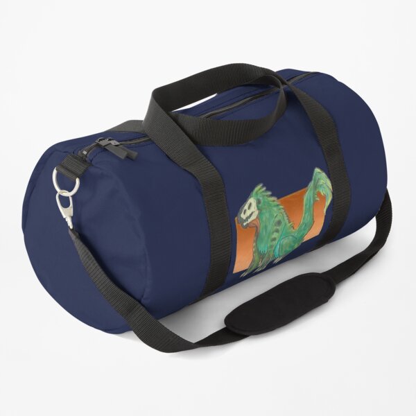 Feathery green creature Duffle Bag