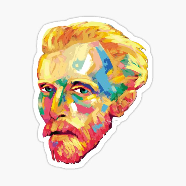 Vista previa del artículo con la obra «Vincent Van Gogh», diseñado y vendido por ArtMailsonCello.