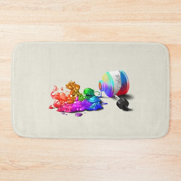 Item preview, Ecoline spill rainbow designed and sold by DigitalCloud.