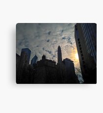 City Clouds Canvas Print